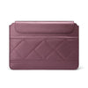 Bolsa de cuero de microfibra delgada y liviana para computadora portátil, modelo aplicable: 14-15 pulgadas (rojo)