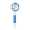3 PCS Lectura de mano Lupa de lupa Lente de cristal Anti-Skid Manija Antigua Lectura Reparación Identificación Identificación Lupa, especificación: 37mm 16 veces (azul blanco)