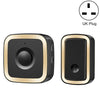 Tuerta inalámbrica inteligente Cacazi A58 sin batería, enchufe: plug (oro negro)