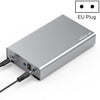 BluenDless U35Q 3.5 pulgadas Caja de disco duro de metal completo Tipo-C / USB3.0 SATA Serial Desktop PC Caja de disco duro externo Enchufe de la UE (Tipo-C)
