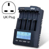 OPUS BT-C3100 Smart Smart Digital Intelligent 4-Slot Battery Charger (enchufe del Reino Unido)