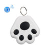 2 unids HYC-09 PAW PAW Bluetooth Anti-perdido Dispositivo PET Localizador de seguimiento de mascotas Llavero Búsqueda inteligente Alarma de dos vías (Negro)