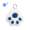 2 PCS HYC-09 PAW PAW Bluetooth anti-perdido Dispositivo PET Localizador de seguimiento de mascotas Llavero Búsqueda inteligente Alarma de dos vías (azul oscuro)