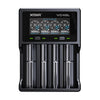Cargador de batería de litio con linterna brillante de 4 ranuras XTAR, modelo: VC4SL