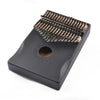 Pollo de 17 tonos Piano Kalimba Principiantes Introducción Finger Piano, Color: Negro