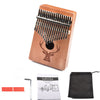 Dedo principiante de 17 tonos Piano de ciervo Piano Kalimba thumb Piano (kit de madera)