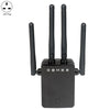 Amplificador de expansión de señal inalámbrica de WiFi de M-95B 300M Repetidor (negro - Black - UK)