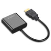 2 PCS JASOZ 1080P HDMI a VGA Converter Núcleo de cobre sin oxígeno, Color: Negro