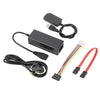YP009 USB de tres propósitos para el cable de disco duro de la unidad de disco de la unidad de fácil unidad IDE / SATA con fuente de alimentación (conjunto de enchufe del Reino Unido)