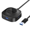H25-3.0 3 x Puerto USB + TF / SD Lector de tarjetas de la computadora Cuaderno del cuaderno de alta velocidad Splitter