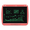 Tableta de carga de 15 pulgadas Doodle Mensaje Doble Escribir Tablero LCD Niños Dibujo Tablero, Especificación: Líneas monocromáticas (rosa)