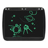 Tableta de carga de 15 pulgadas Doodle Mensaje Doble Escribir Tablero LCD Niños Dibujo Tablero, Especificación: Líneas monocromáticas (Negro)