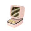 A5 Mini Humidificación de refrigeración Aire acondicionado ventilador USB Home Desktop Agua Fan de enfriamiento (chica rosa)