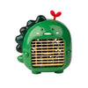 A9 Fan de Dinosaurio de Escritorio USB Mini Ventilador de viento grande (verde)
