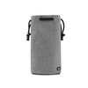 Benna impermeable SLR cámara lente bolsa lente cubierta protectora bolsa bolsa, color: redondo pequeño (gris)
