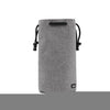 Benna Impermeable SLR cámara lente bolsa lente cubierta protectora bolsa bolsa, color: redondo grande (gris)
