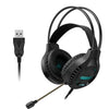 Smailwolf AK3 Auriculares Juego Auriculares Auriculares de computadora de escritorio luminosa con cable, Estilo: USB Single-Plug