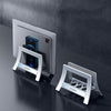 OATSBASF 03671 Tableta multifuncional Tablet Teléfono Celular Soporte de almacenamiento, Color: Versión Deluxe (Plata)