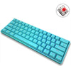 Leave K28 61 Keys Office de juego Computadora RGB Bluetooth inalámbrico Bluetooth + teclado mecánico de modo doble cableado, cabell Longitud: 1.5m, Color: Axis roja (azul)
