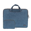 Lisen LS-116 bolso simple de la computadora portátil de la computadora portátil bolsa del forro, tamaño: 15.6 pulgadas (Nylon de copo de nieve azul oscuro)