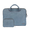 Lisen LS-116 Bolso simple de la computadora portátil de la computadora portátil Bolsa de forro, Tamaño: 15.6 pulgadas (Nylon de copo de nieve azul claro)