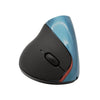 HH-111 5 Teclas Inalámbrico Vertical Carga Ratón Ergonomía Muñeca Ratón protector (AZUL)