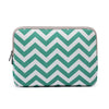Lisen LS-525 Bolsa de forro de cuaderno de patrón ondulado, tamaño: 12 pulgadas (verde claro)