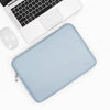 Baona BN-Q001 PU Cuero Laptop Bolsa, Color: Sky Blue, Tamaño: 15/15.6 pulgadas