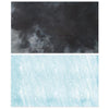 Papel de fondo para fotografía de doble cara de 57 x 87 cm (08 azul claro/negro)