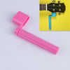 Cono de tracción de cuerdas de equipo de acorde superior ABS de 10 piezas para guitarra (rosa)