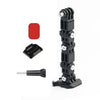 2 set Ciclismo Casco Adhesivo Montaje Multi-articular Sistema fijo para DJI Osmo Acción, Gopro Hero9 Black / Hero8 Negro / 7/6/5/5 Sesión / 4 Sesión / 4/3 + / 3/2/1, Xiaoyi y otrosEstilo de cámaras de acción 4