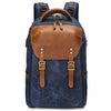 Mochila de la cámara de la cámara de lona de batik a prueba de agua K805 (azul)
