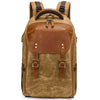 K805 A prueba de agua Batik Canvas Cámara Mochila Liner exterior Hombro Fotografía Bolsa de fotografía (Suelo Amarillo)