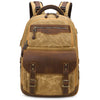 Bolso de la cámara de la computadora del hombro de la bolsa de la bolsa de la bolsa de lona de K813 Retro (Amarillo del suelo)