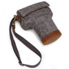 K-809 Bolsa de hombro absorbente y a prueba de golpes Bolsa de protección del forro SLR (gris)