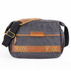 Bolso de la cámara de mensajero impermeable 3037 SLR de la cámara del hombro (gris)