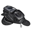 Ghost Racing GR-YXB08 Bolsa de motocicleta Toque Navegación Paquete del tanque de combustible Bolso de la cintura del polvo (con imán (negro))