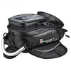 Ghost Racing GR-YXB08 Bolsa de motocicleta Toque Navegación Paquete del tanque de combustible Bolso de la cintura del polvo (sin imán (negro))