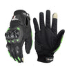 Guantes de motocicleta GHOST RACING GR-ST04 Guantes táctiles con dedo completo anti-otoño, tamaño: XL (verde)