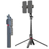 Selfie Sticks Bluetooth plegable giratorio de 360 grados Soporte en vivo, especificación: P225 TK (clip doble)
