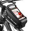 Biking West Biking 2.5L Bicicleta delantera Teléfono móvil Pantalla táctil Bolsa de cáscara dura (Negro)