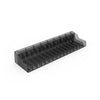 KJH NS-059 CAJA DE TARJETA DE JUEGO El estante de almacenamiento puede almacenar 16 piezas para el interruptor (negro)