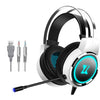 HEIR AUDIO CABEZA DE CABEZA DE CABEZA CON AURICULARES CON CABLETOS CON MICRÓFONO, COLOR: X8 Actualización del hoyo doble (estrellas blancas)