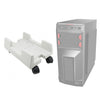 Soporte de host de computadora ZJ008 con bandeja móvil de freno (blanco gris)
