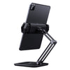 BONERUY P47 Tablet Ptufon Soporte de escritorio Soporte de teléfono móvil (Negro)