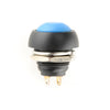 10 PCS Pequeño interruptor de botón Auto-reinicio impermeable (azul)
