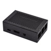 Caja de enfriamiento de la rejilla de aleación de aluminio para la frambuesa PI 3 Modelo B PI 2 / B + negro