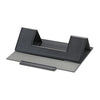 Portátil plegable de cuero portátil tableta tableta (negro)