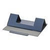 Soporte plegable de cuero portátil Tableta Tableta Tableta (azul)