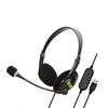 Auriculares con cable de cabeza con micrófono, estilo: GAE-440 B